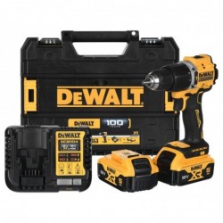 DeWALT DCD100YP2T-QW drill 1650 RPM 1.09 kg Black, Yellow