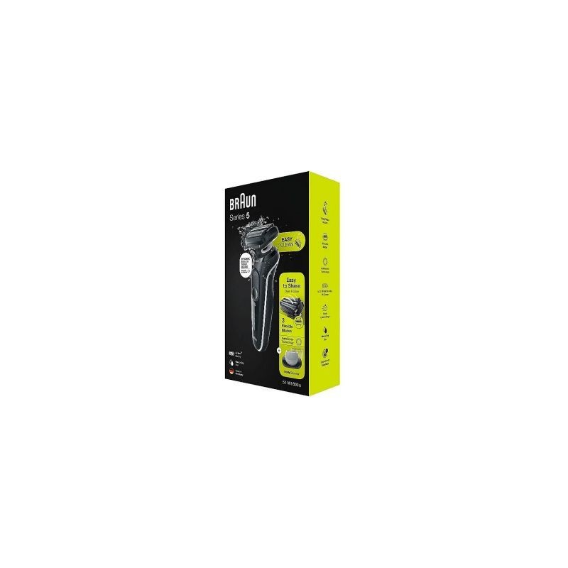 Skuveklis Braun  Shaver 51-W1600s	 Operating time (max) 50 min, Wet&ampDry, Black/White 