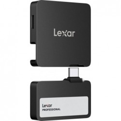 External SSD LEXAR Professional Go Portable 1TB USB 3.2 Write speed 1000 MBytes/sec Read speed 1050