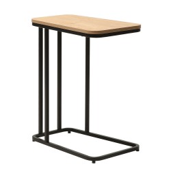 Side table HEDVIG 50x32xH60cm, ash black