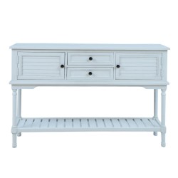 Sideboard MELDON 120x33xH81cm, white