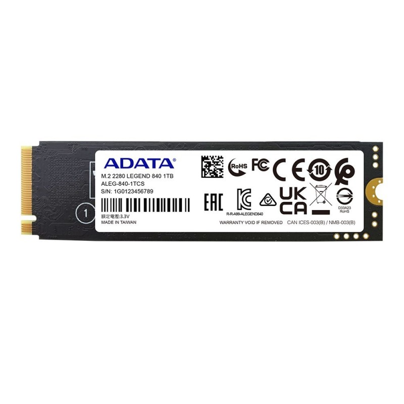 ADATA LEGEND 840 M.2 1 TB PCI Express 4.0 3D NAND NVMe