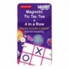 WOOPIE Magnetic Game 2in1 Tic Tac Toe + Game 4 in a Line MINI