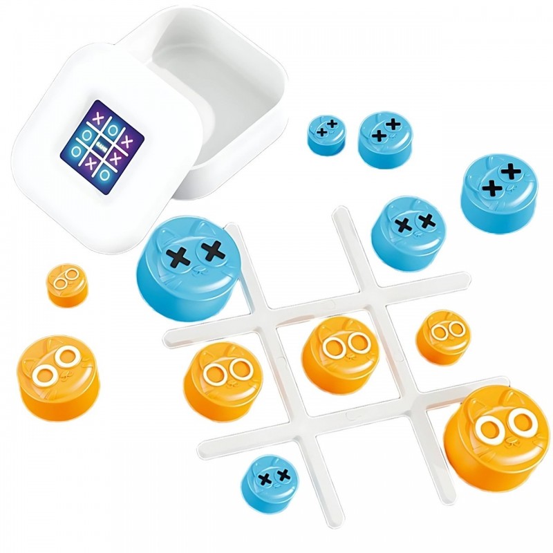 Портативная игра-головоломка WOOPIE «Крестики-нолики» в коробке