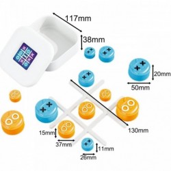 Портативная игра-головоломка WOOPIE «Крестики-нолики» в коробке