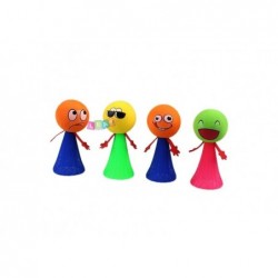 Funny colourful jumping shuttlecocks set 10 / 20 / 30 pcs