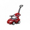 MEGA CAR Manual Ride On with Parent Handle - Red