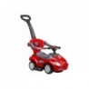 MEGA CAR Manual Ride On with Parent Handle - Red