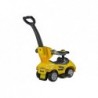 MEGA CAR Manual Ride On with Parent Handle - Yellow