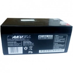 AGM gel battery for a car for a 12V3.3Ah battery