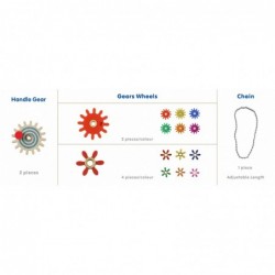Cogwheels Build your own mechanism - Masterkidz STEM Scientific and Creative Board