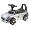 Mercedes Benz Silver - Kids Push Along Ride On Car