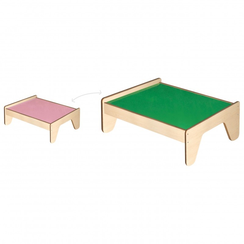 VIGA Wooden Children's Table for Queue and Blocks