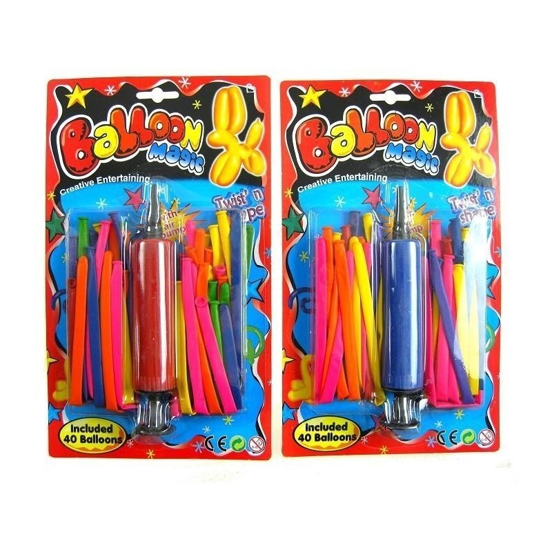 Different Shapes Balloons Air Pump Set