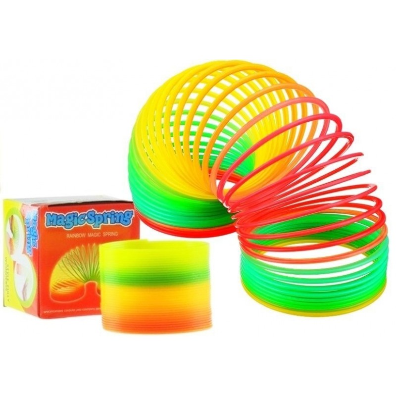 Magical Colourful Spring Plastic Coil