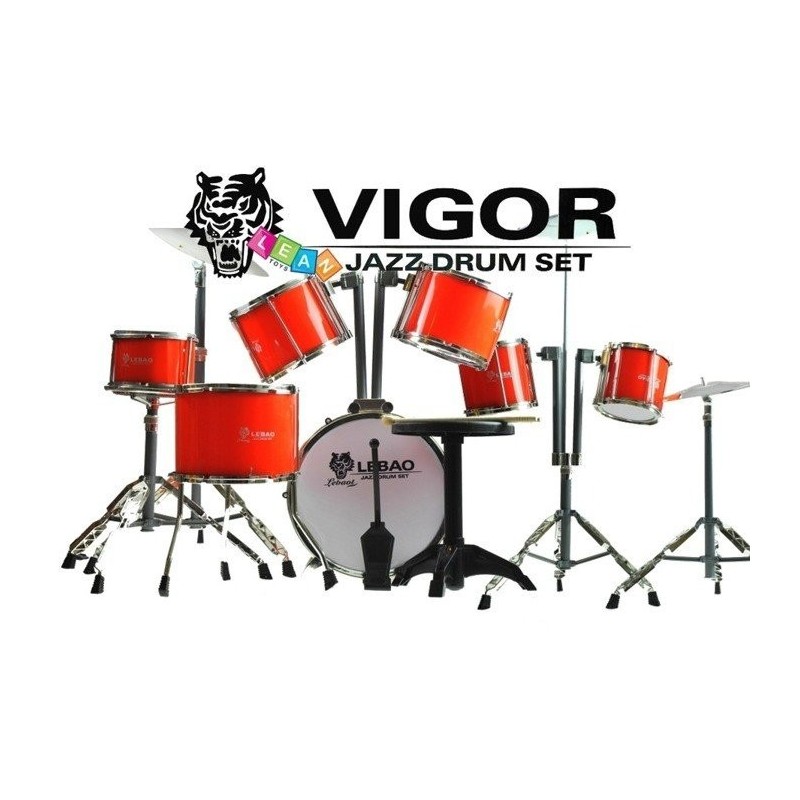 Childrens Vigor Jazz Drum Set Kids Toy