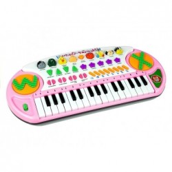 Pink Keyboard Childrens Kids Toy Music Instrument