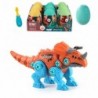 WOOPIE Rolling Egg Dinosaur Triceratops Construction Kit + Screwdriver