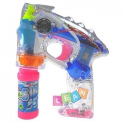 Battery Operated Bubble Gun + 2 Bottles Of Liquid With Melodies Sounds