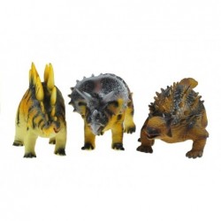 Big Rubber Dinosaurs 6 Types Realistic Figures