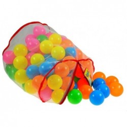 100 colourful plastic balls for ball pit play pool multicoloured