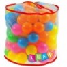 100 colourful plastic balls for ball pit play pool multicoloured