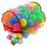 100 colourful plastic balls for ball pit play pool multicoloured