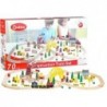 Wooden 70 PCS Construction Train Set