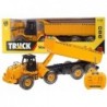 R/C Realistic Yellow Truck With Tipper Batteries Charger Included 73cm Long