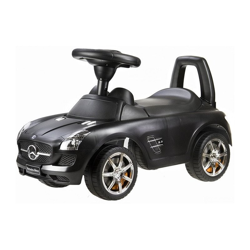 Mercedes Benz Black - Kids Push Along Ride On Car