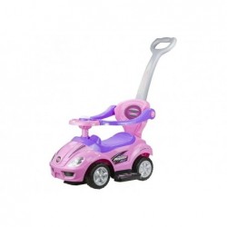 MEGA CAR Manual Ride On with Parent Handle - Pink