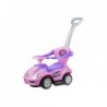 MEGA CAR Manual Ride On with Parent Handle - Pink