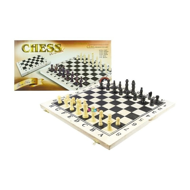 Wooden Chess Board Game 29cm x 29cm