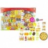 Grocery Set 82 PCS Artificial Food Roleplay Pizza Kids Pretend Role Play Kitchen