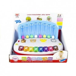 Baby Toddler Piano Animal Sounds Lights Educational Toy Learning Mode