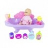 Dolls Bathtub with Accessories Doll Included