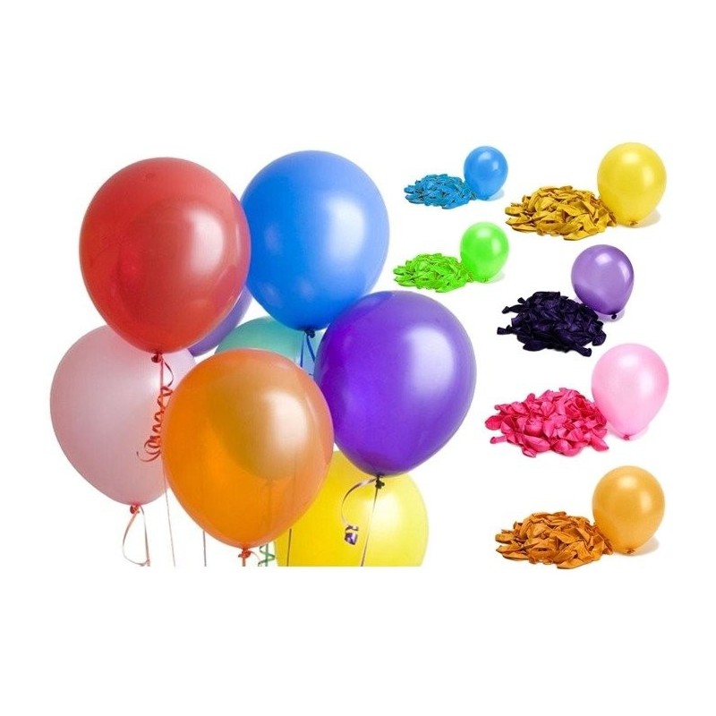 Beautiful Metallic Balloons 100pcs