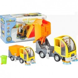 City Cleaner Refuse Lorry Toy Car With Accessories