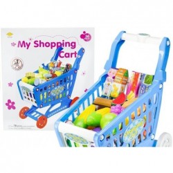 Kids Childrens Shopping Cart With Accessories 48pc