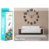 3D DIY Clock Wall Art Design Large Mirror Decoration Sticker