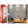 3D DIY Clock Wall Art Design Large Mirror Decoration Sticker