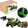 FALK Pedal Tractor with Bucket and Trailer Green CLAAS for 3 Years