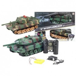 RC Infrared Tank Set With Charger Realistic Sounds