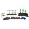 Battery Operated Realistic Train Set  49pcs