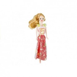 A Doll Like Barbie Long Hair Random Dress Colour 29cm Long Doll