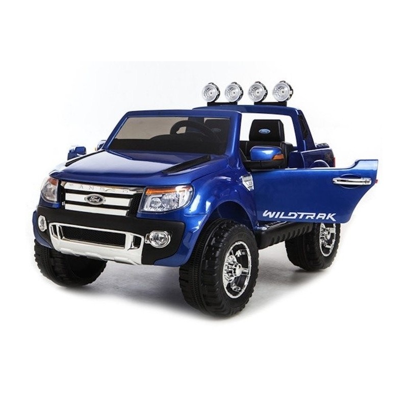 Ford Ranger Blue Painting - Electric Ride On Car 2,4G RC EVA Wheels Leather Seat