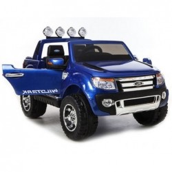 Ford Ranger Blue Painting - Electric Ride On Car 2,4G RC EVA Wheels Leather Seat