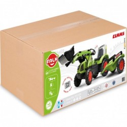 FALK pedaaltraktor kopa ja haagisega Roheline CLAAS 3 aastat