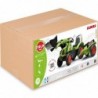 FALK Pedal Tractor with Bucket and Trailer Green CLAAS for 3 Years