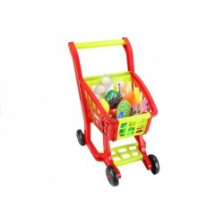 REALISTIC ROLEPLAY SET HOME SHOPPING CART  27 PCS ACCESSORIES GROCERY